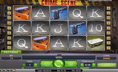 Crime Scene Slot review from Net Entertainment.